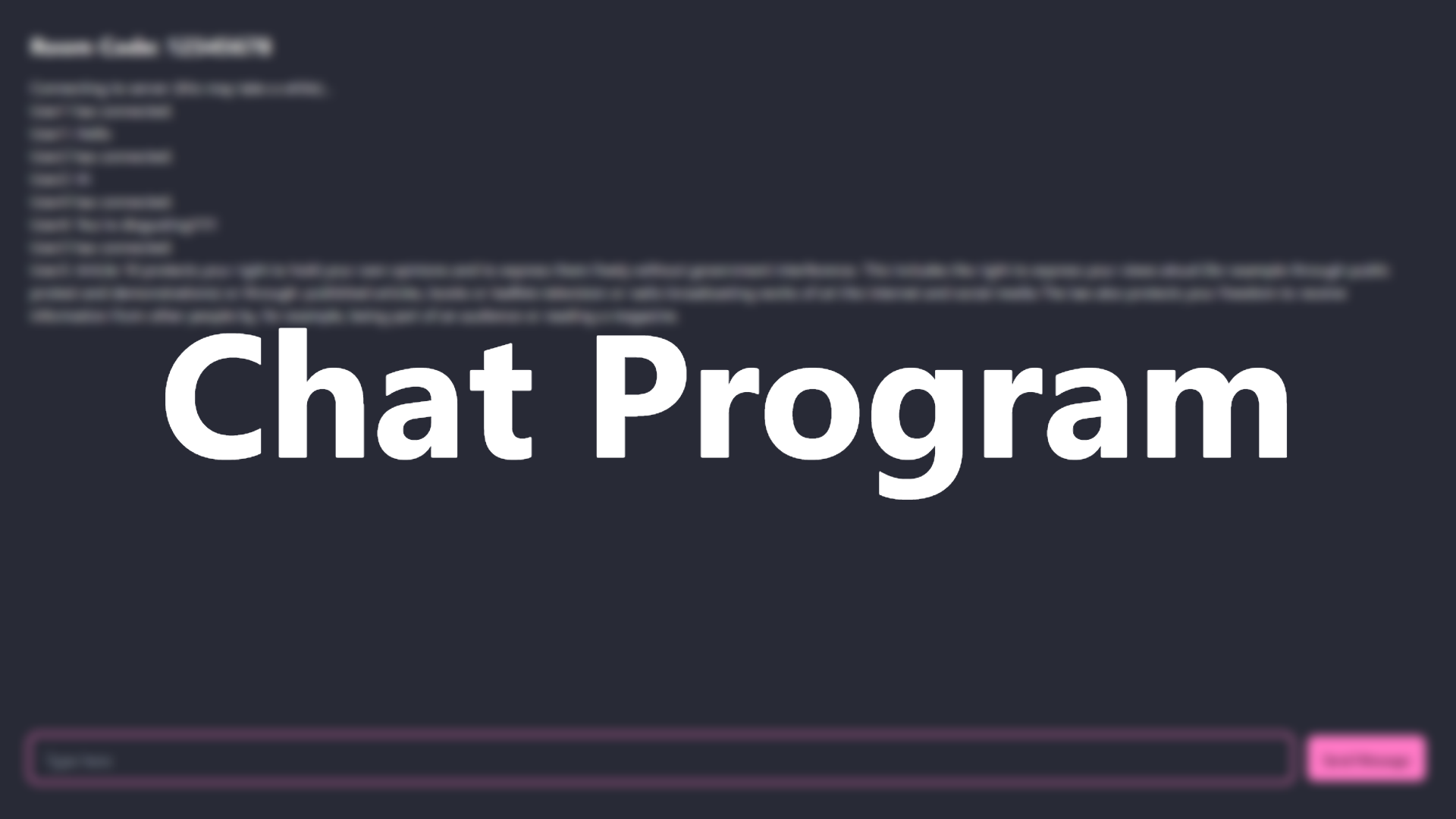 Chat Program