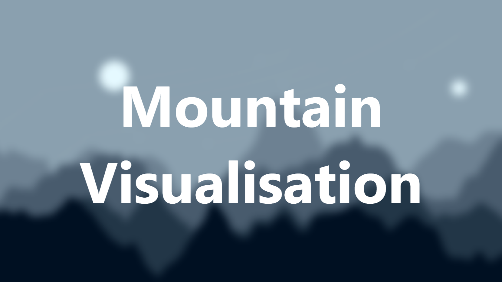 Mountain Visualisation