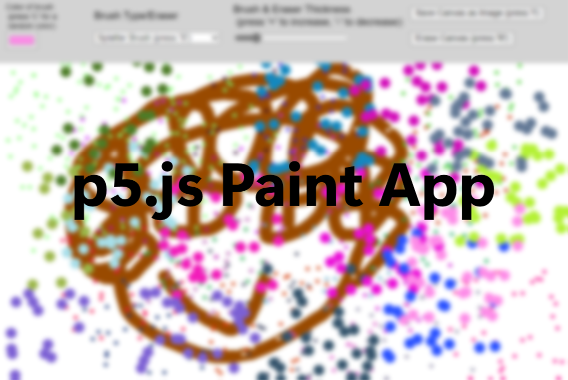 p5.js Paint App